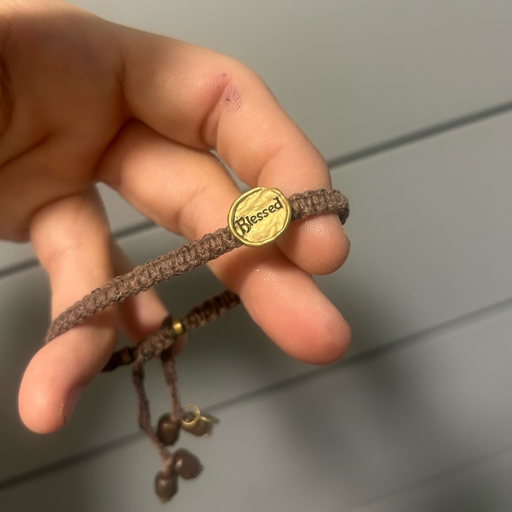 Waxing poetic adjustable bracelet